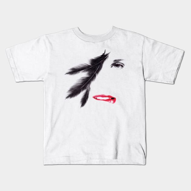 Hush hush Kids T-Shirt by ntohamy95